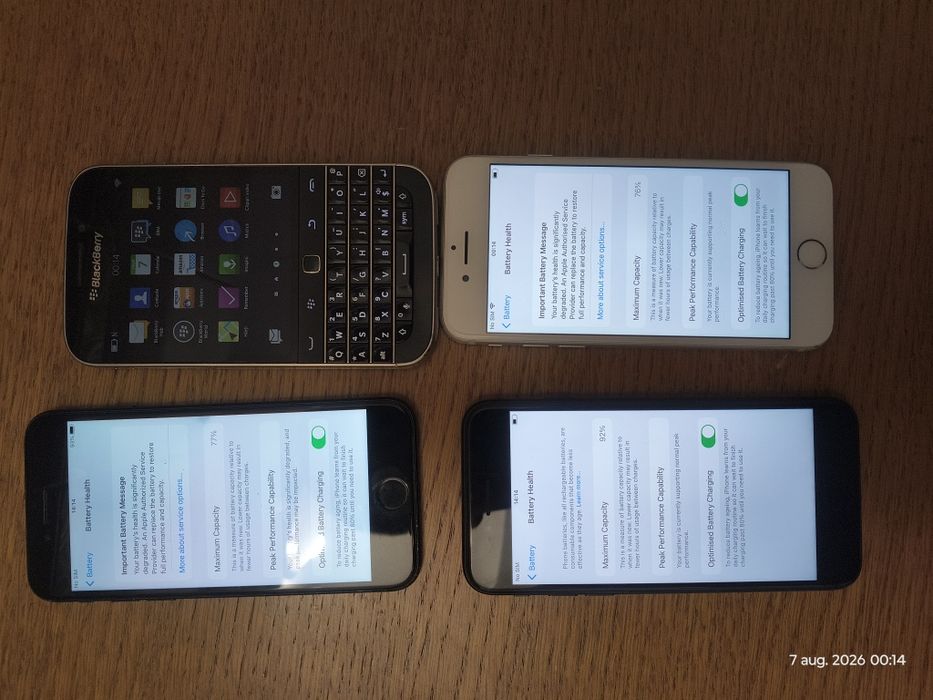 Telefoane Disponibile - iPhone 7 și BlackBerry Classic