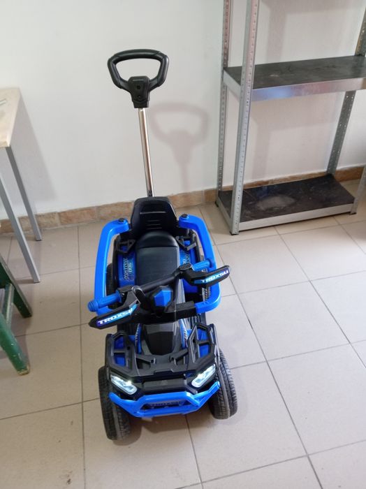 Atv electric cu apărătoare de protecție și mâner de împins, muzica lumini usb