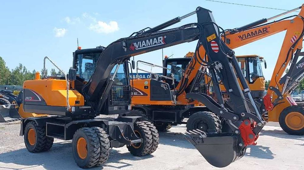 Колесный экскаватор VIAMAR XN-75В (двигатель Yanmar)