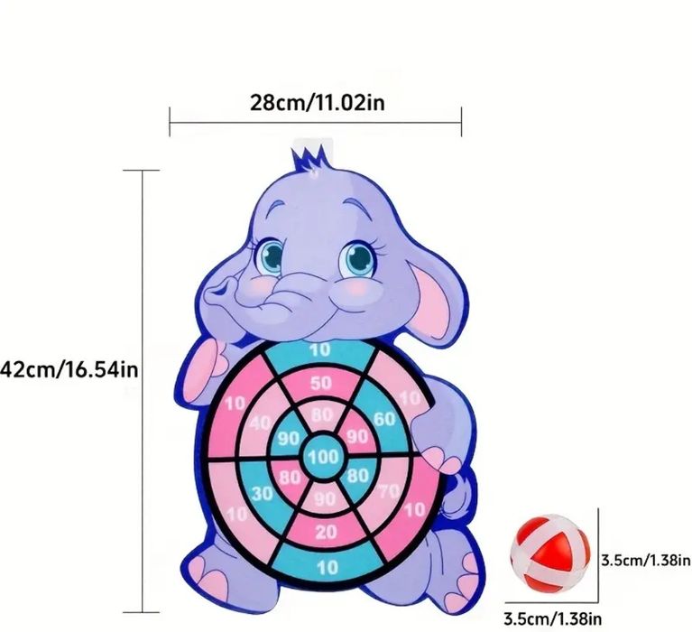Детски дартс игра Слонче