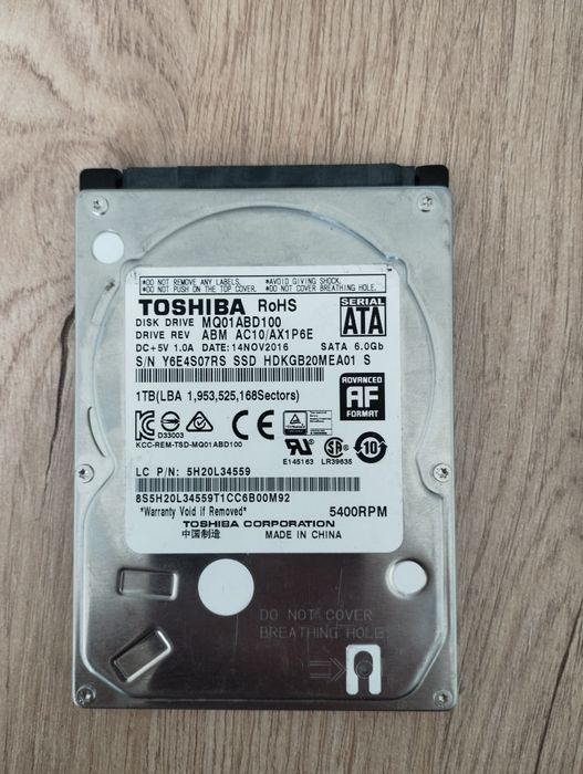 Hddlar va ssd sotiladi