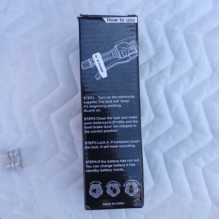 Antifurt cu alarma, motocicleta sau scuter.