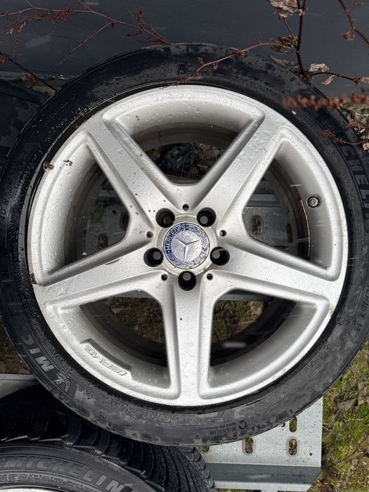 Джанти с гуми Mercedes AMG 5x112 R18 спорт пакет амг