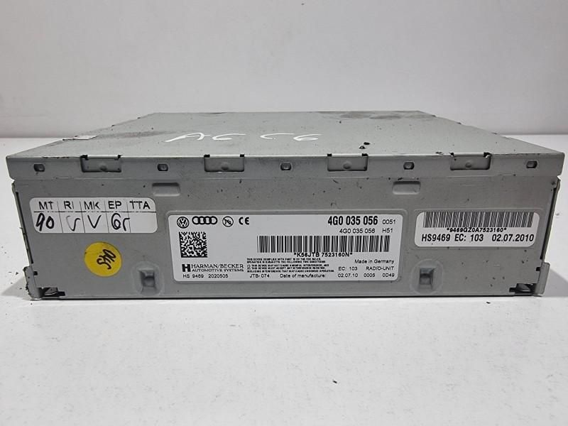 Amplificator audio Audi A6 facelift 4f, C6 4G0035056