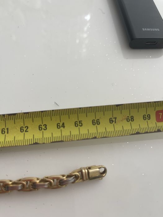 Lant aur cu cruce 14k/585. 37.80gr