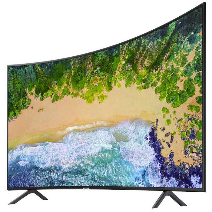 Televizor LED Curbat Smart Samsung, 138 cm, 55NU7302, 4K Ultra HD, Clasa A