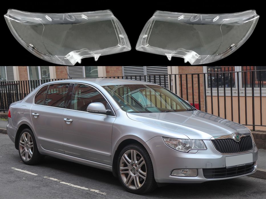 Стъкла за фарове на Skoda Superb B6