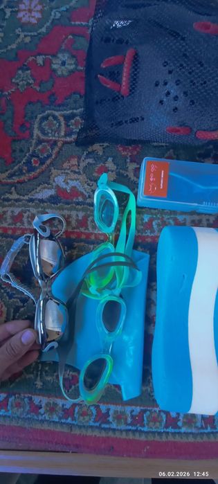 Очки 5 шт ласты шапка трупка и тд