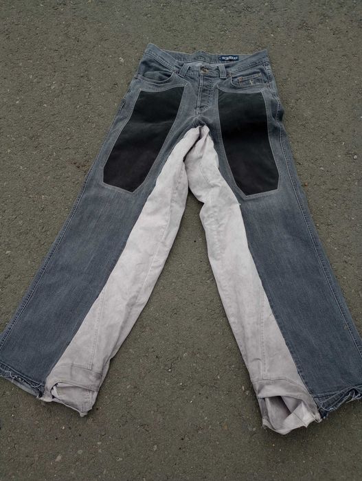 ръчно изработени дънки талия 41см дължина 112см ширина 30см