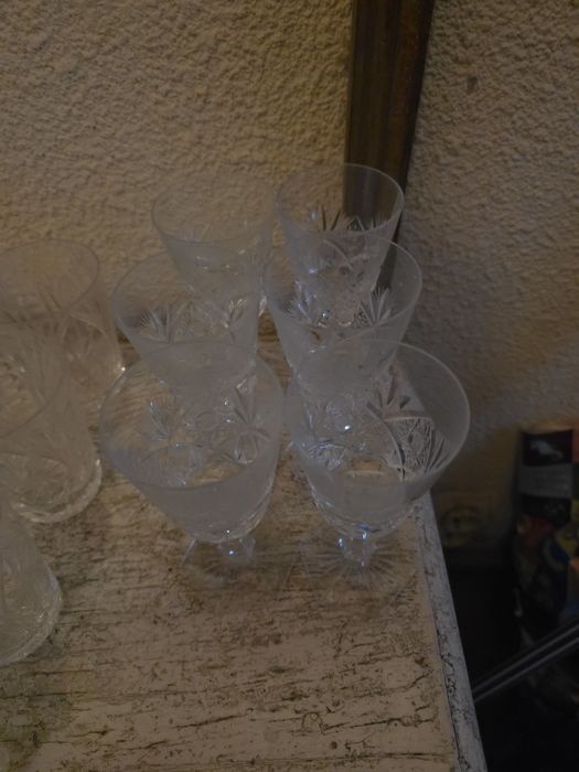 Set pahare cristal Vitrometan Mediaș