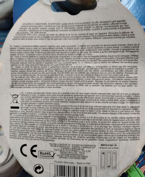 Zece leduri pe baterie