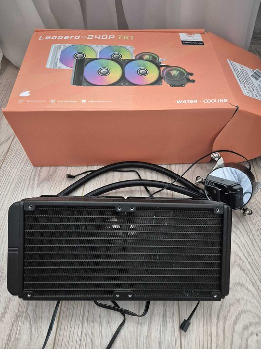 Cooler CPU Lichid Jungle Leopard ARGB, 800-2000RPM, Resigilat