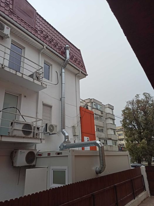 Montaj tubulatura pentru ventilatie si hote profesionale din inox