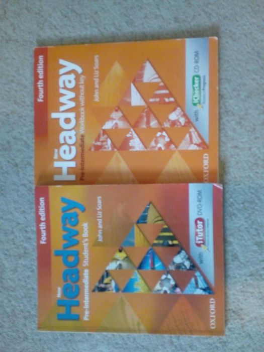 Учебник и учебна тетрадка по английски  език Headwау