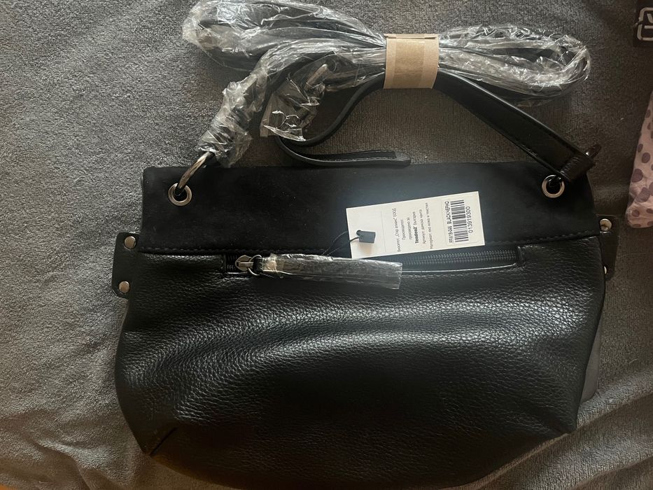 Нова чанта през рамо черна