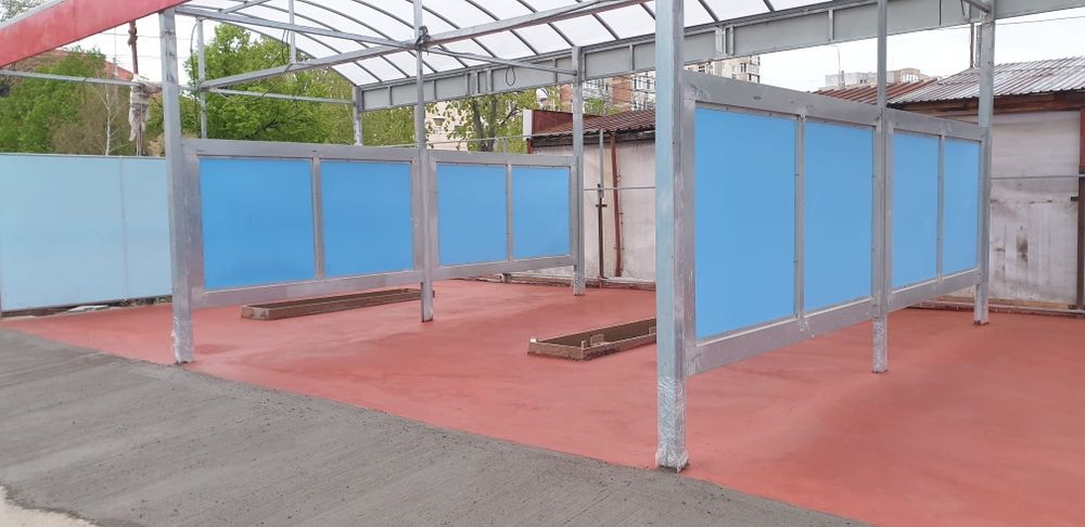 Turnare platforme șapă din Beton - industrial cu elicopter si cuart