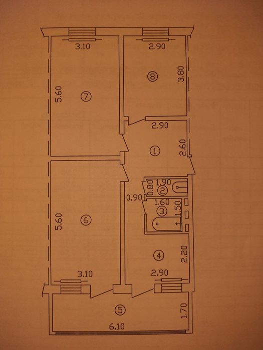 Уй сатылады 3-этаж 3-ханалы ремонтланган
