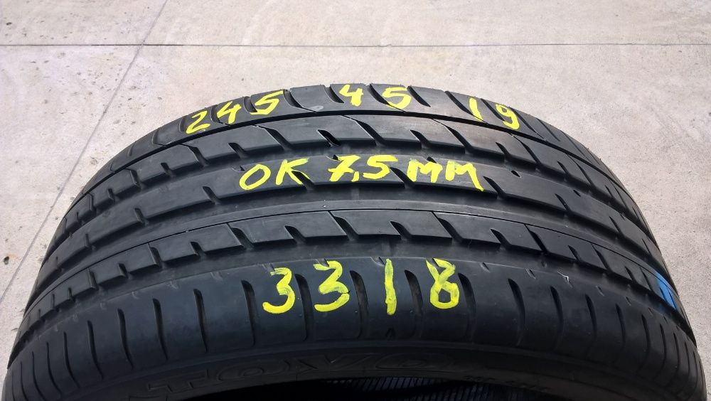 O anvelopa de vara 245 45 19 toyo proxes sport profil 7,5 mm