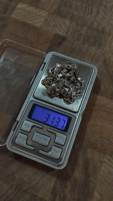 Серебряная цепочка Kumush tros ручной работы 925 проба