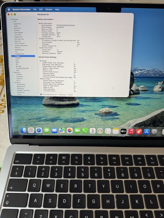 Macbook Air 13” M4