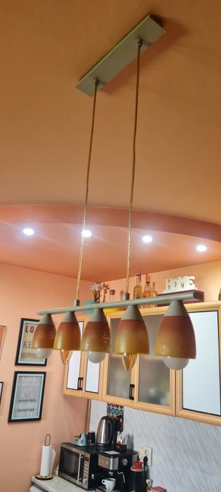 Осветително тяло,полилей ,лампион с 5 крушки Е27