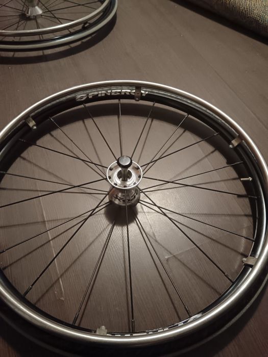 Set 2 Roți Scaun Rulant Active SPINERGY 26 inch / 650C (571)- Spițe PBO, prindere Panthera