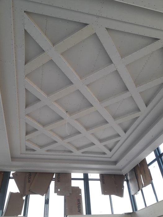 Гипсокартон, малярка ламинат ва кафель