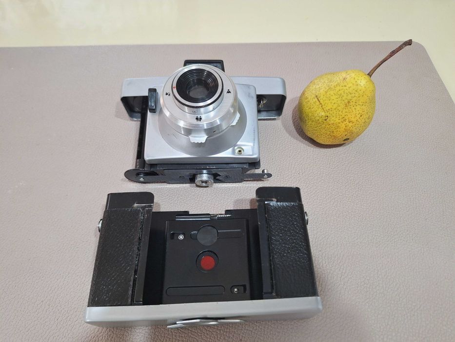 Aparat foto vintage rar Certo Certina film lat 120mm piele  anii 50 60