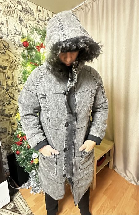 Парка зимняя удлиненная