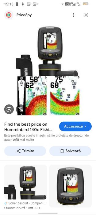 Sonar pescuit Humminbird 140c