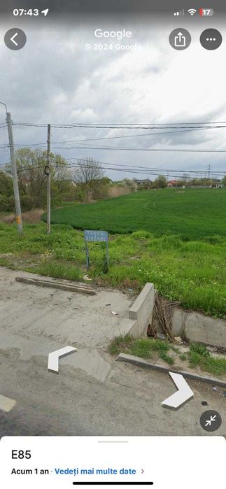 Teren intravilan, 2500mp, Jilava DN5, 14m deschidere fata-spate