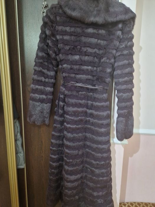 Шуба  натуральная длинная