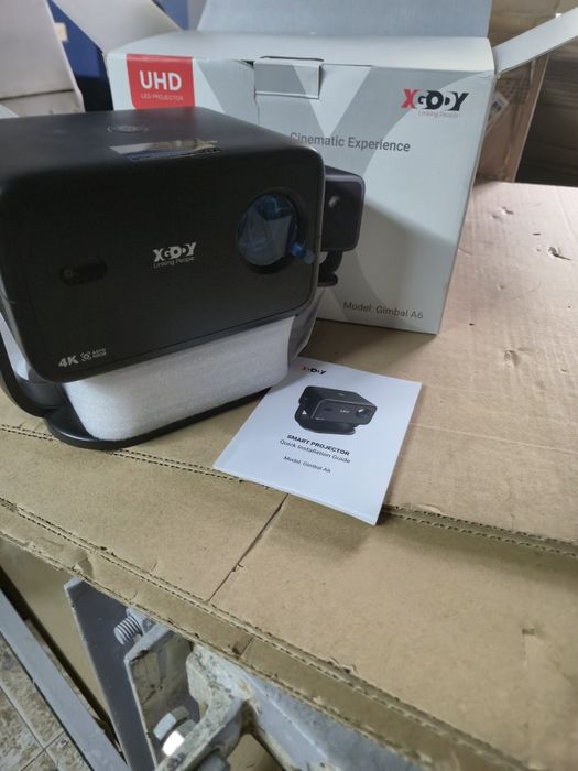 Промо.Цена!Smart/4К Android WiFi Проектор с Auto Focus 18000lumen