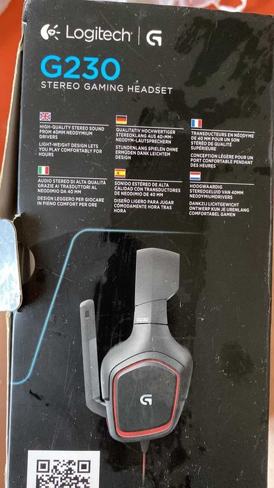 Игровая гарнитура Logitech G230 Stereo Gaming Headset.