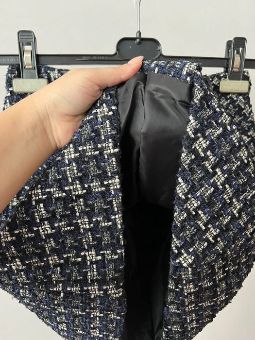 Твидовая юбка шорты