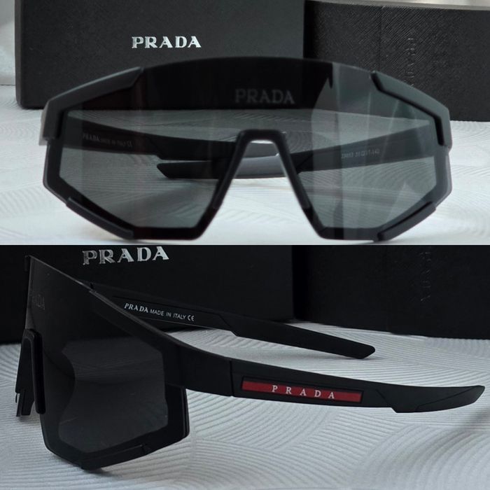 Мъжки слънчеви очила маска черни бели