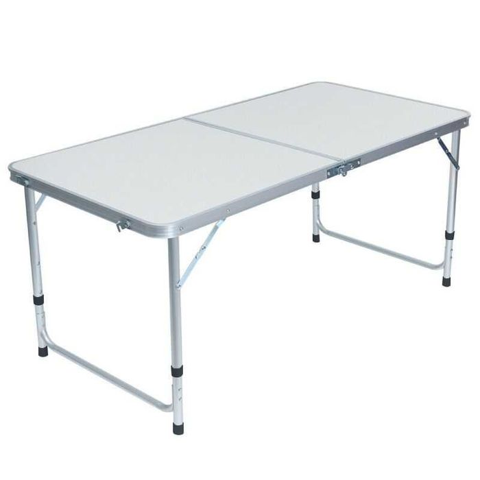 Masa camping pliabila / Masa 4 scaune  Alb / Mahon