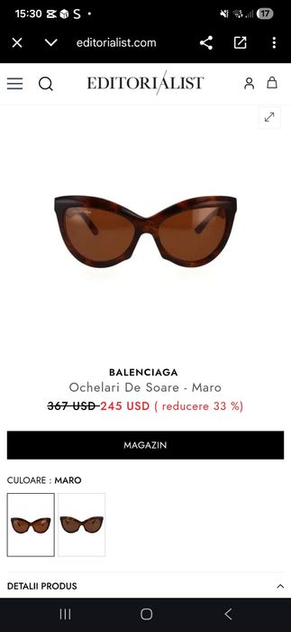 Ochelari Balenciaga