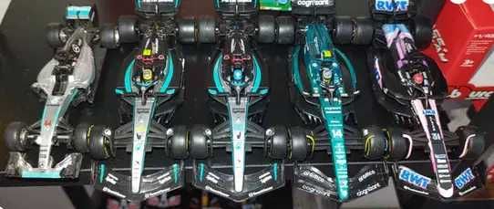 Machete Bburago 1/43, DOAR set, McLaren, Red Bull, Verstappen, Norris