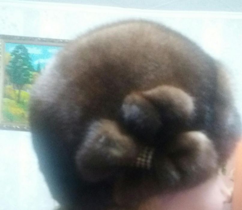 Шапка зимняя. Мех натуральный