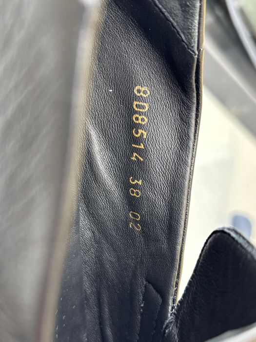 Fendi baguette leather loafers