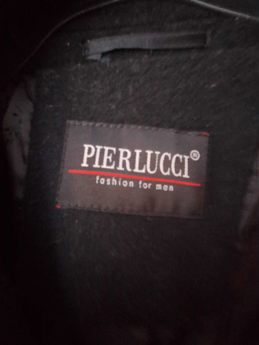 Мъжко ново палто Pierlucci вълна и кашмир