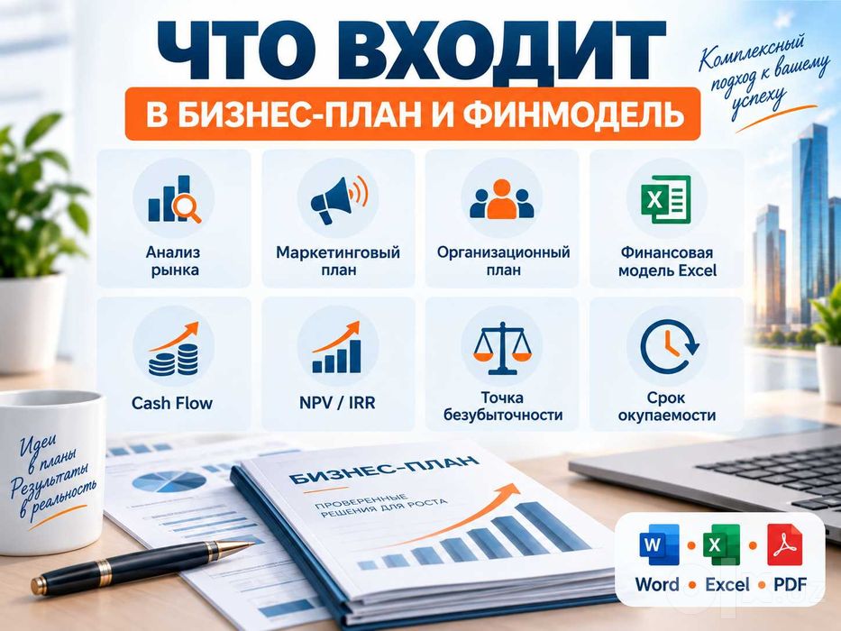 Бизнес-план для банка | Финансовая модель | ТЭО