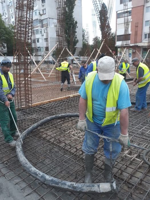 Executări beton elicopterizat Galați.