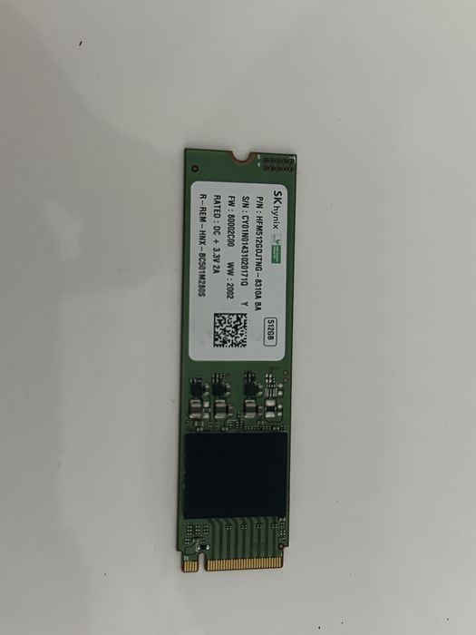 Nvme m.2 512gb skhynix оригинал.
