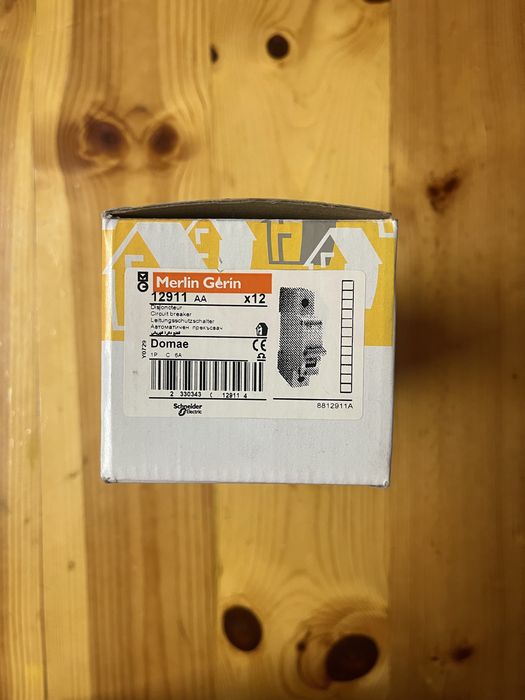 Автоматични предпазители Schneider Electric Merlin Gerin 6A, 10A, 16A, 20A