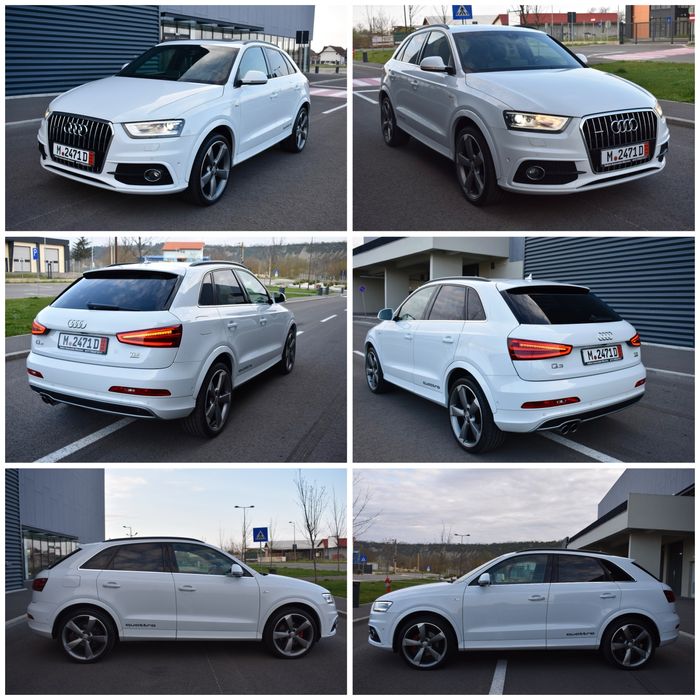 AUDI Q3 • 3xS-LINE • QUATTRO 4x4 • AUTOMAT •2.0 tdi 177cp • DIESEL
