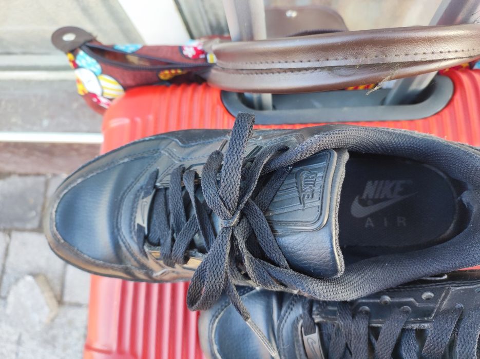 Кожанные мужские кроссовки NIKE