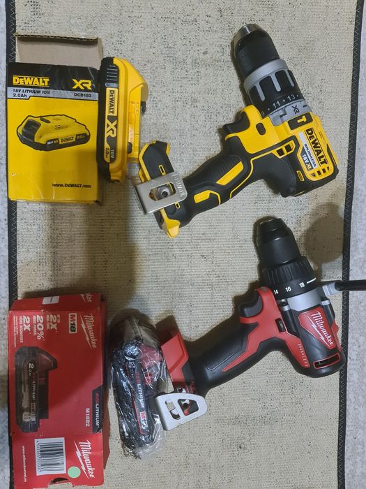 Masina de găurit și înșurubat Milwaukee ,Dewalt