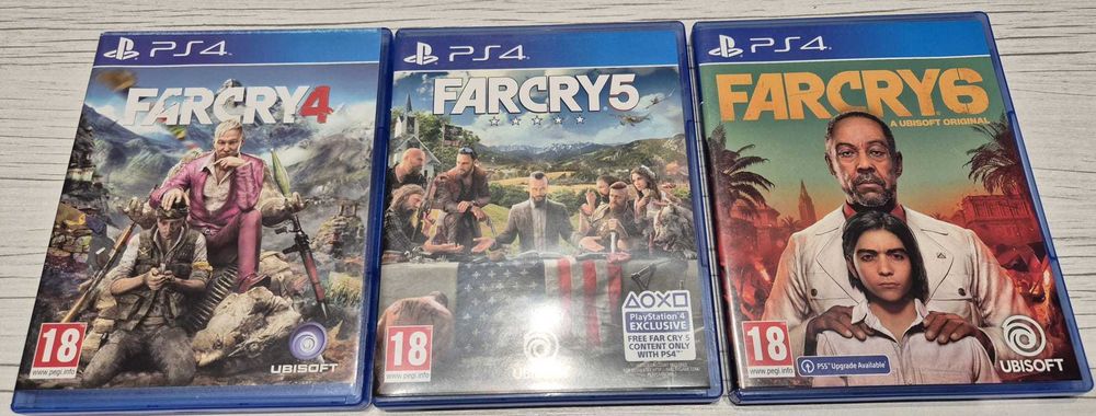 Pachet Far Cry 4,5,6 PS4